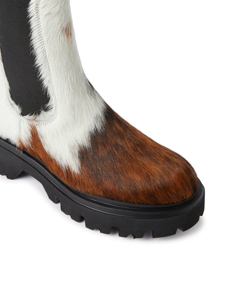 MSGM Chelsea boots CHOCOLATE Women 