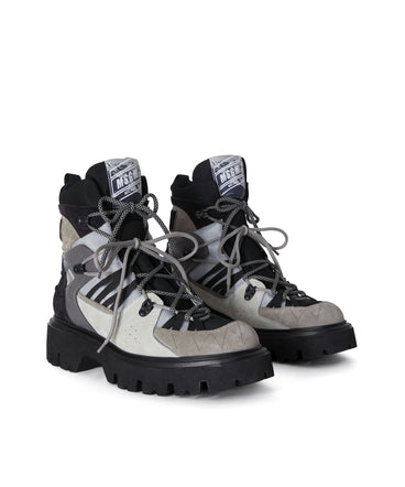 MSGM Trekking Boots in Leather
