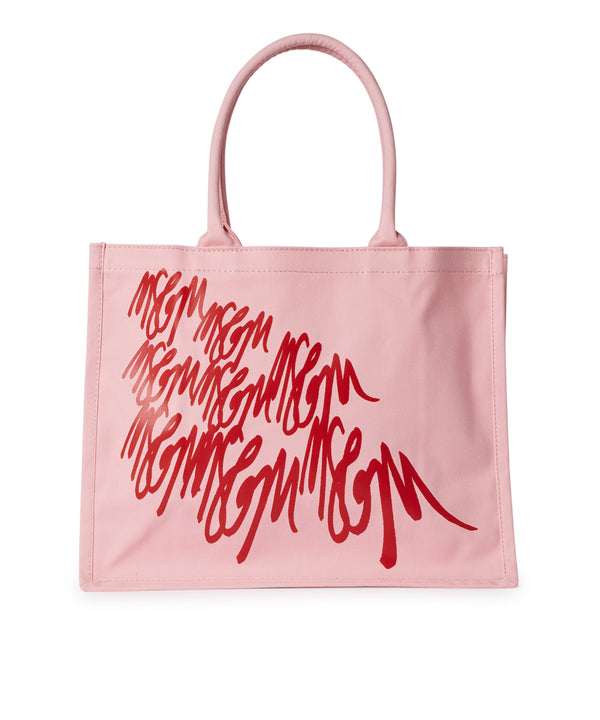 Blended cotton MSGM Canvas Tote Bag