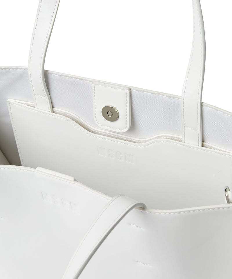 New MSGM Tote bag WHITE Women 