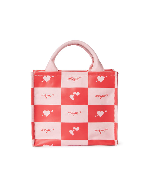 Blended cotton MSGM mini Canvas Tote Bag