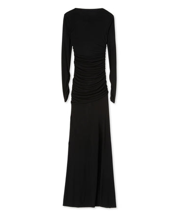 Maxi dress in fluid jersey