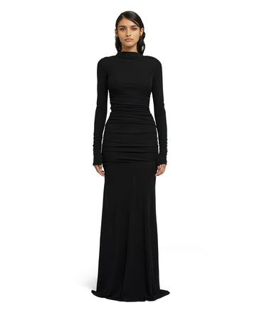 Maxi dress in fluid jersey