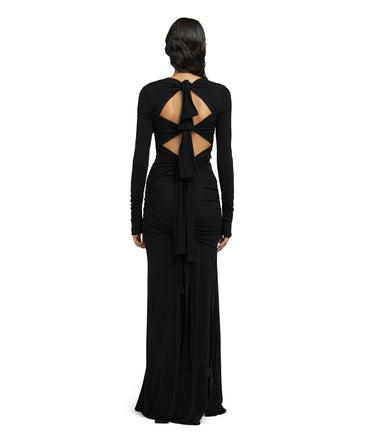 Maxi dress in fluid jersey