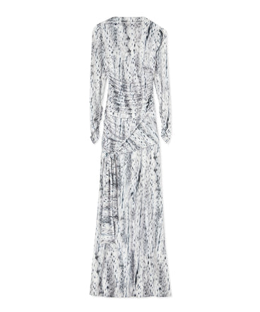 Maxi dress in fluid jersey