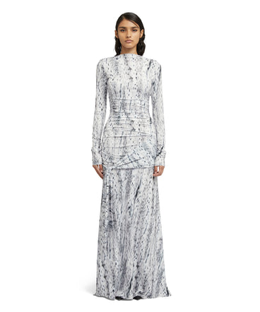 Maxi dress in fluid jersey