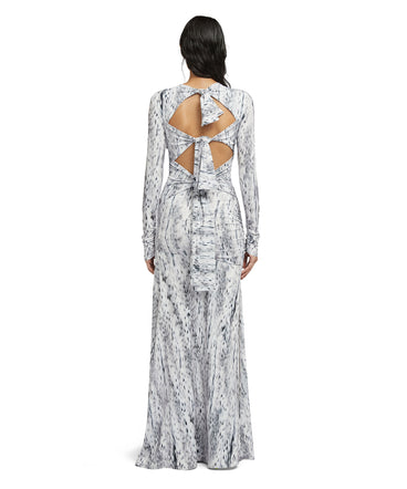 Maxi dress in fluid jersey