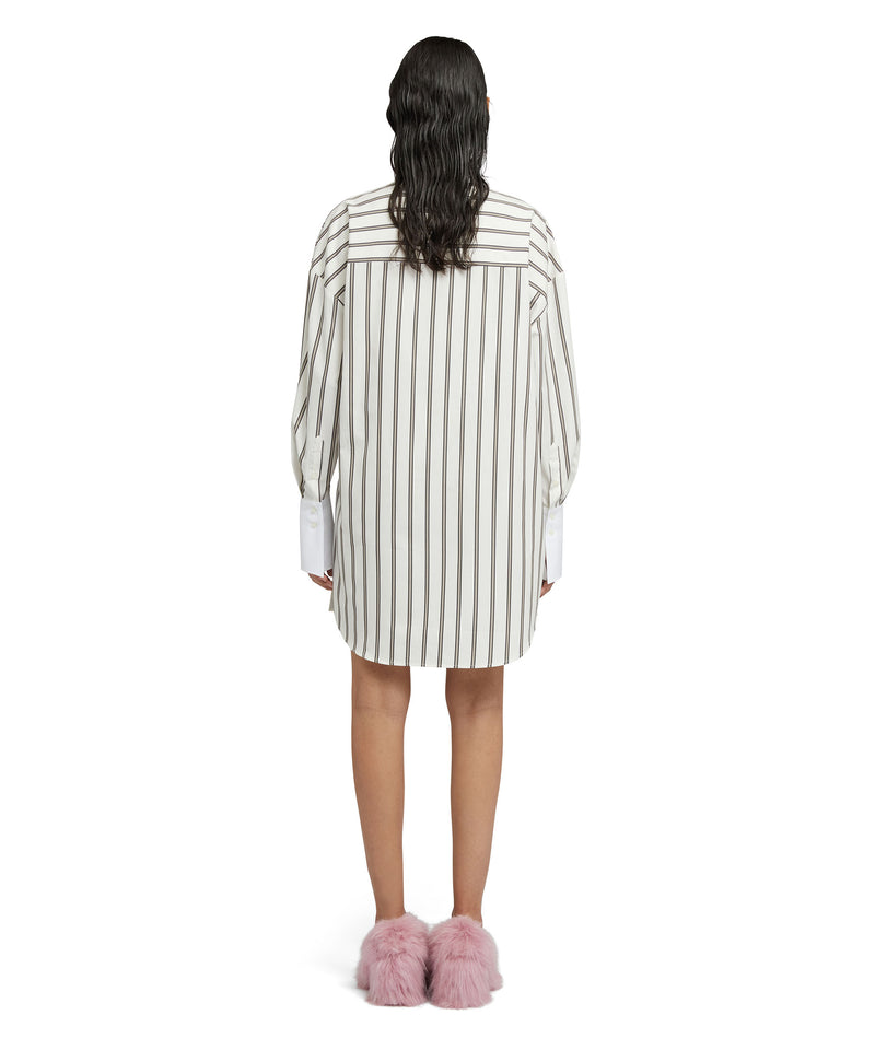 Mini dress with bow detail BEIGE Women 