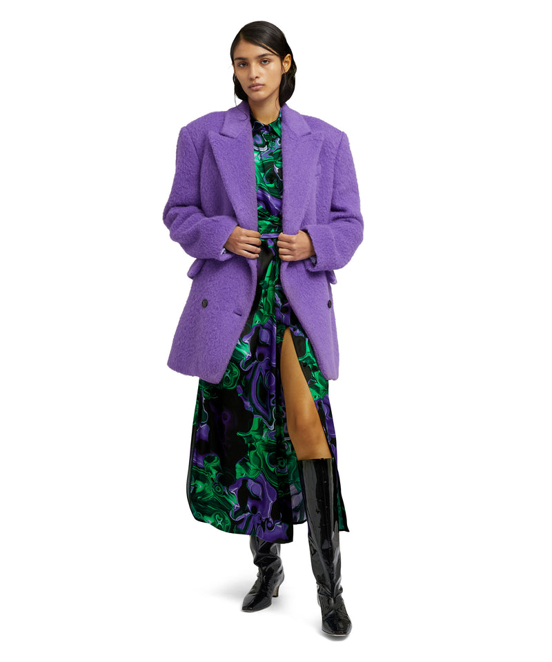 Chemisier dress with "Magma" print LILAC Women 