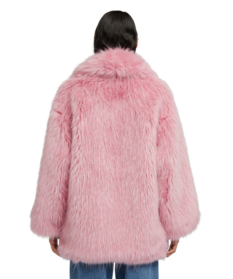 Faux fur "Minimalist Glamour" jacket PINK Women 