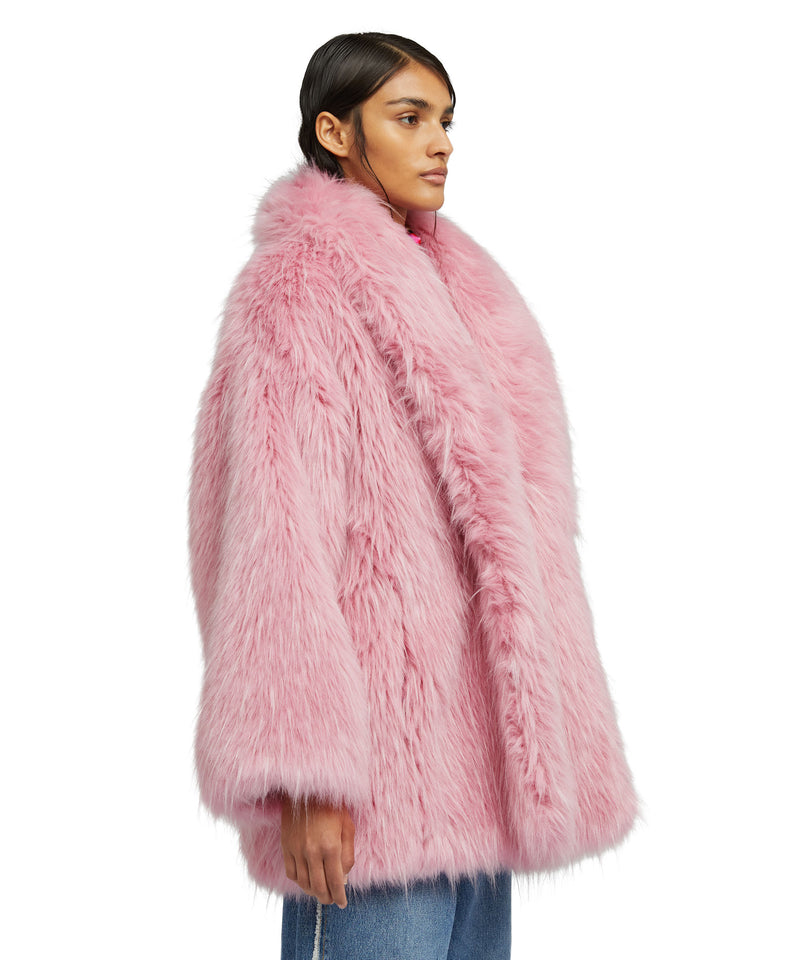 Faux fur "Minimalist Glamour" jacket PINK Women 