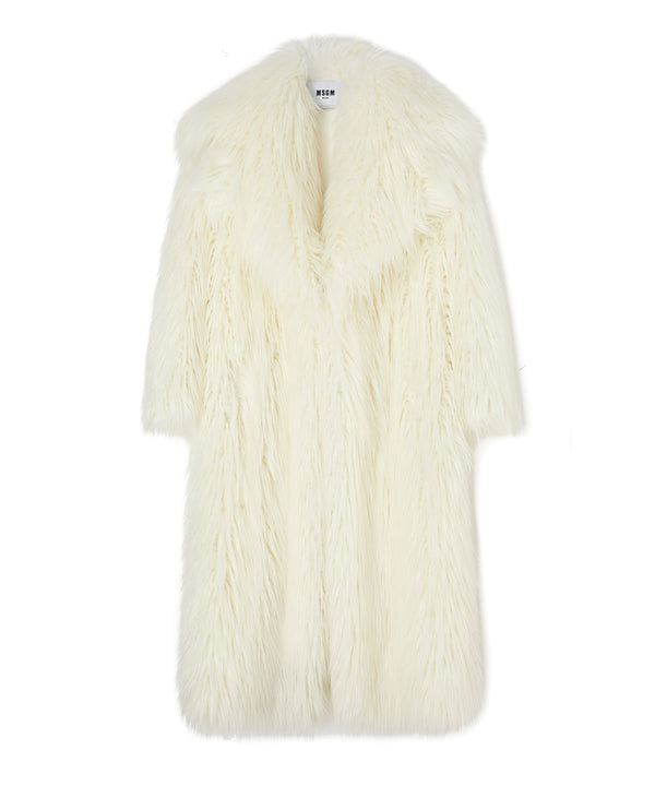 Faux fur "Minimalist Glamour" coat