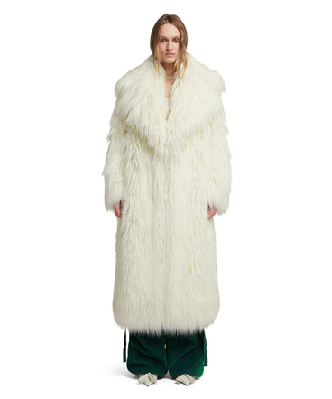 Faux fur "Minimalist Glamour" coat