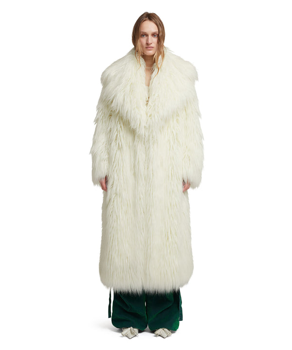 Faux fur "Minimalist Glamour" coat
