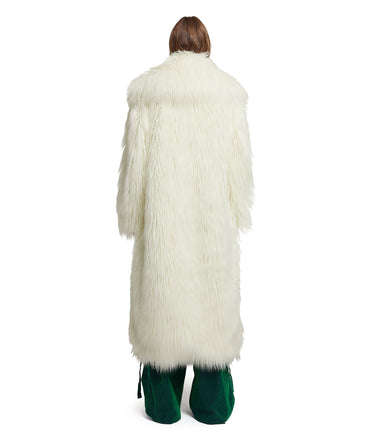 Faux fur "Minimalist Glamour" coat