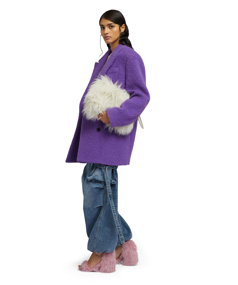 Double-breasted jacket with  "Diagonal Pure Wool" workmanship LILAC Women 