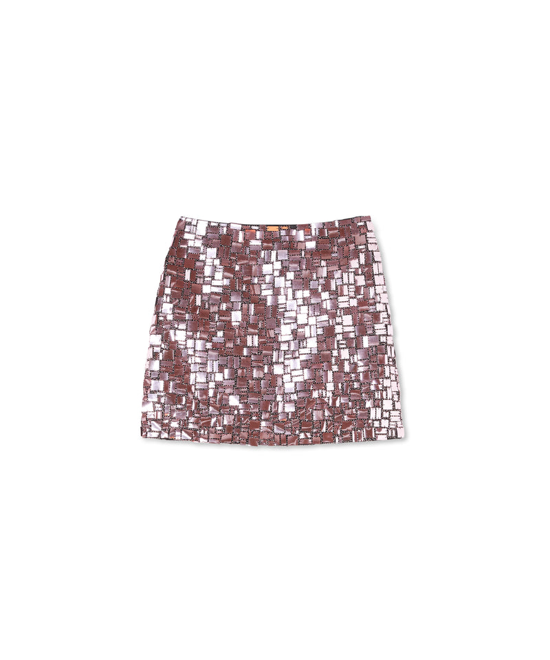 "Sequins" mini skirt PINK Women 