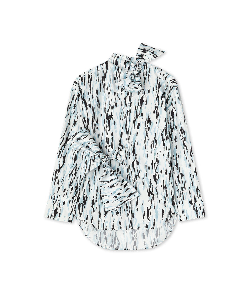 Top with "Wild Illusion" print WHITE Women 
