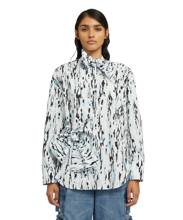 Top with "Wild Illusion" print
