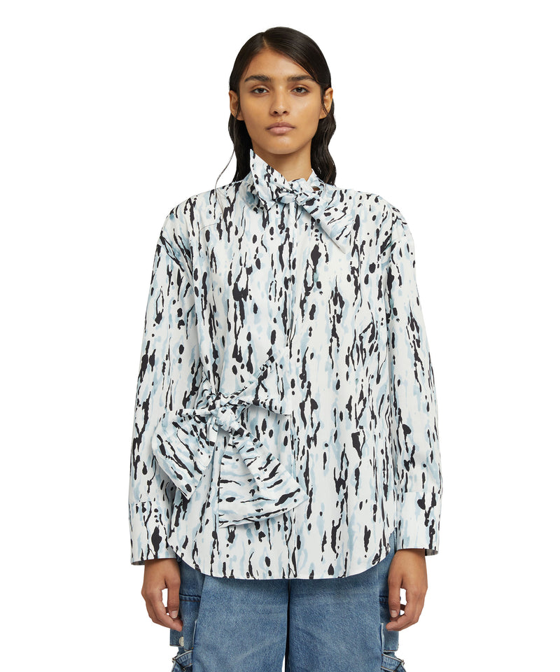 Top with "Wild Illusion" print WHITE Women 