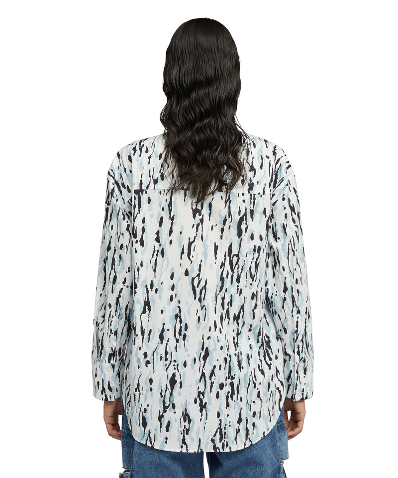Top with "Wild Illusion" print WHITE Women 