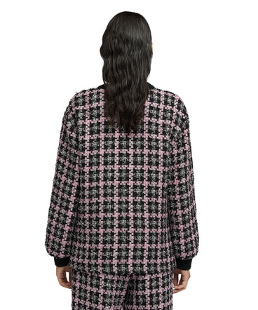 Jacket with "Lurex Check Tweed" motif