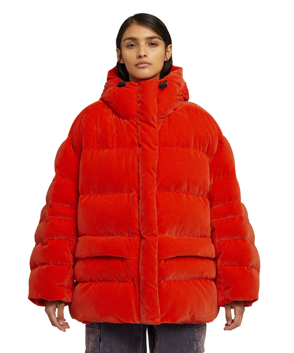 Padded jacket with "Blossom Hallucination" workmanship