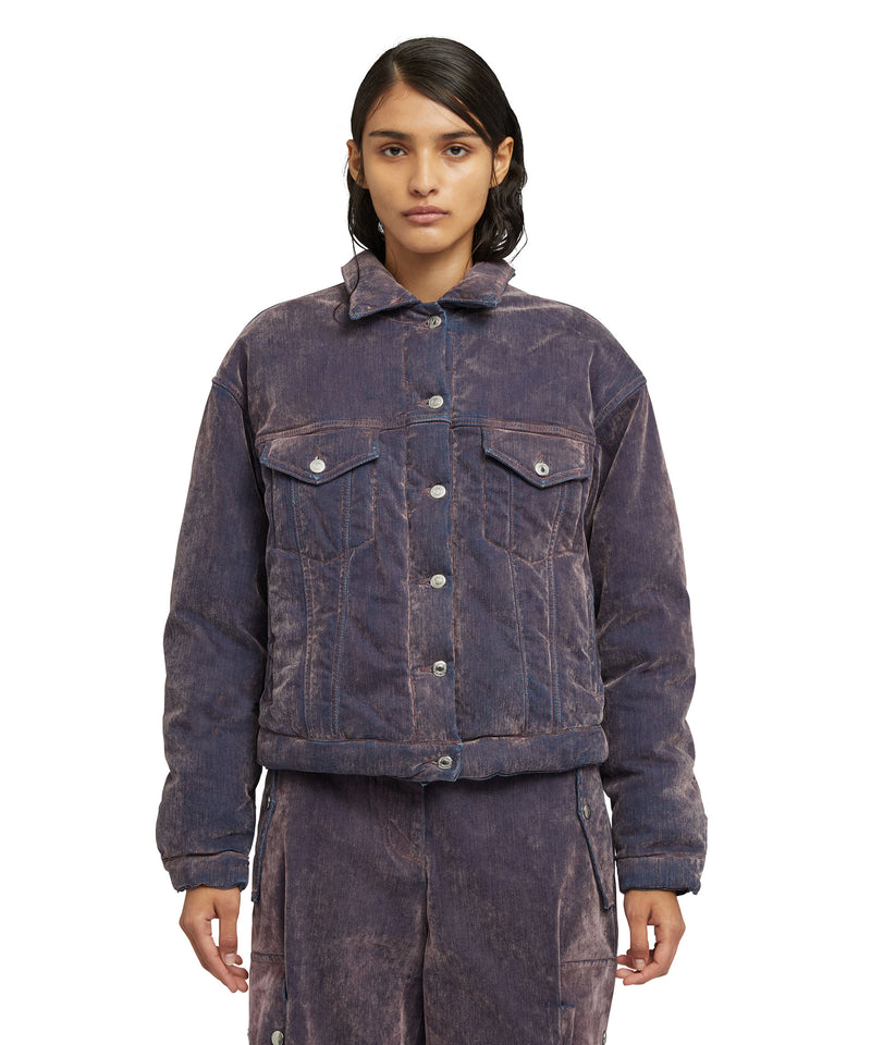 Jacket with "Flock Denim" workmanship PINK Women 