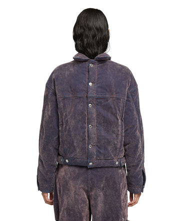 Jacket with "Flock Denim" workmanship