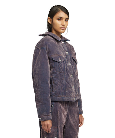 Jacket with "Flock Denim" workmanship