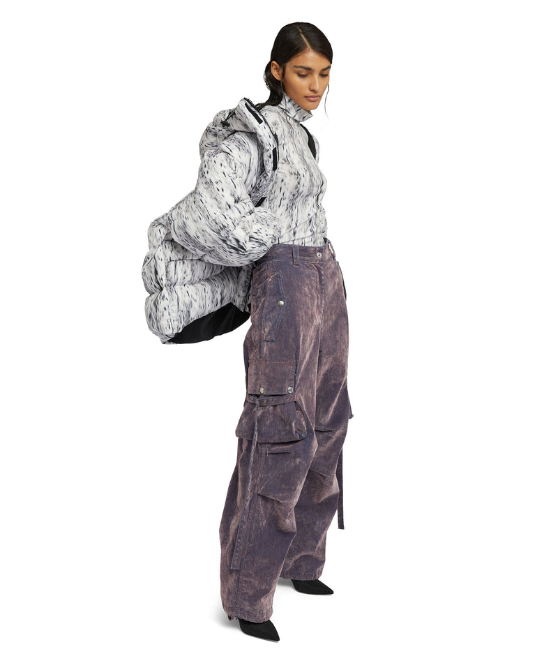 Top with "Wild illusion" print GREY Women 