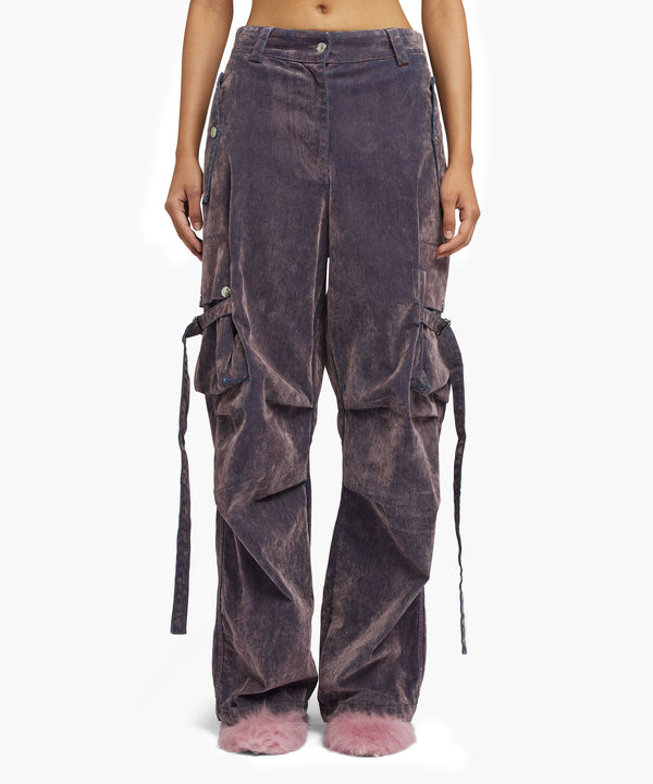 Cargo trousers with "Flock Denim" workmanship