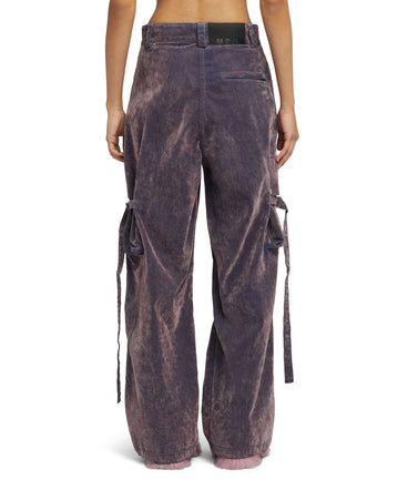 Cargo trousers with "Flock Denim" workmanship