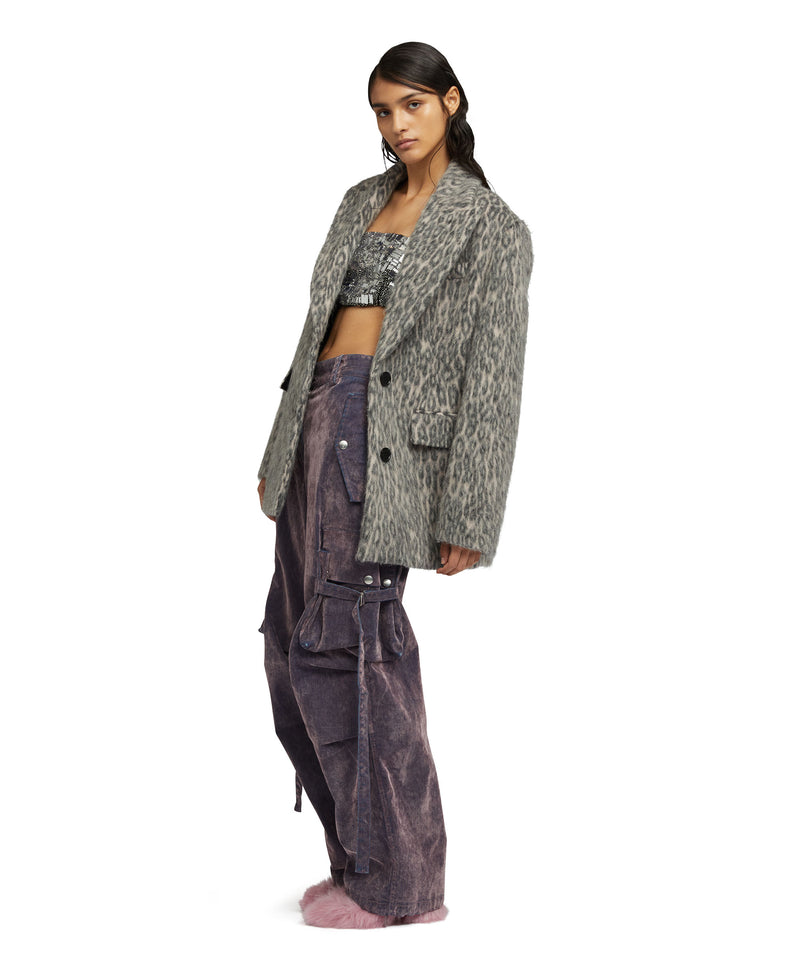 Cargo trousers with "Flock Denim" workmanship PINK Women 