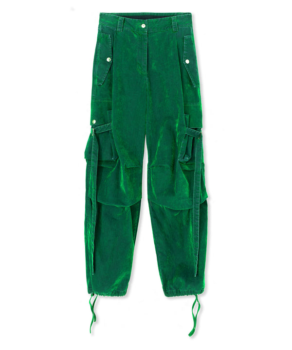 Cargo trousers with "Flock Denim" workmanship