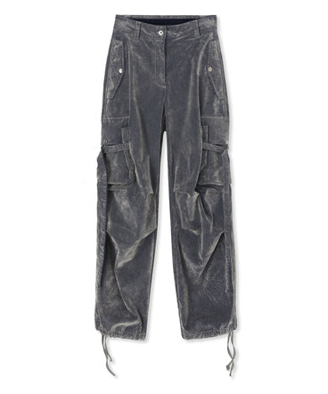 Cargo trousers with "Flock Denim" workmanship