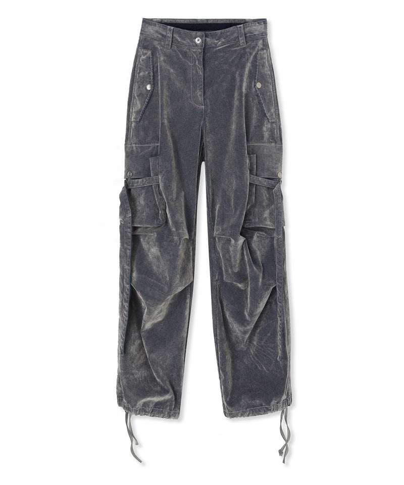 Cargo trousers with "Flock Denim" workmanship GREY Women 