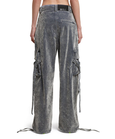 Cargo trousers with "Flock Denim" workmanship