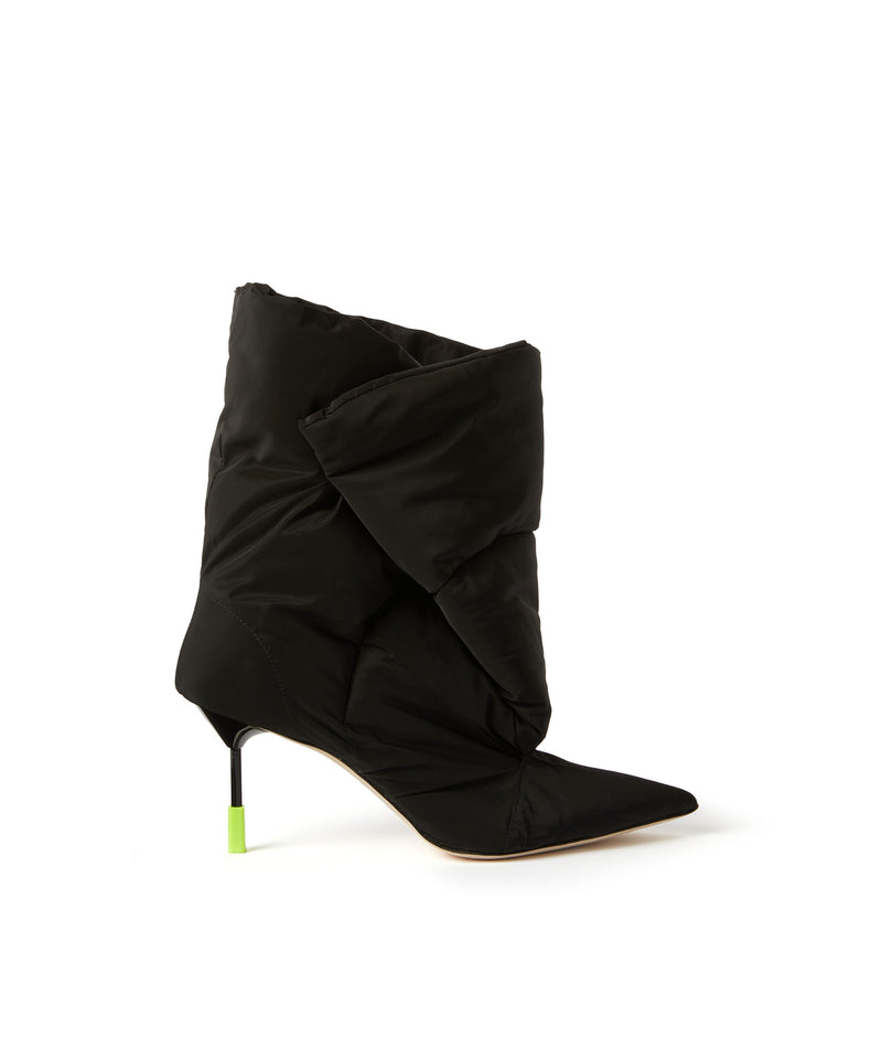 MSGM nylon ankle boots BLACK Women 