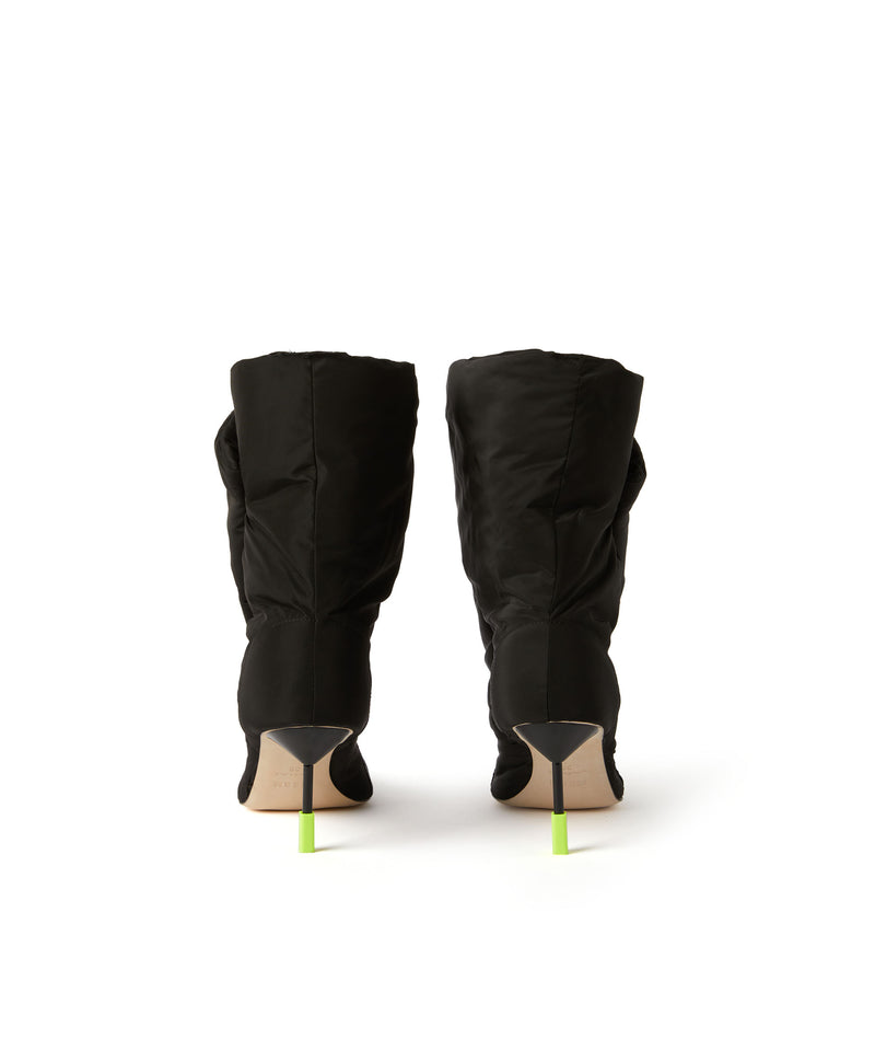 MSGM nylon ankle boots BLACK Women 