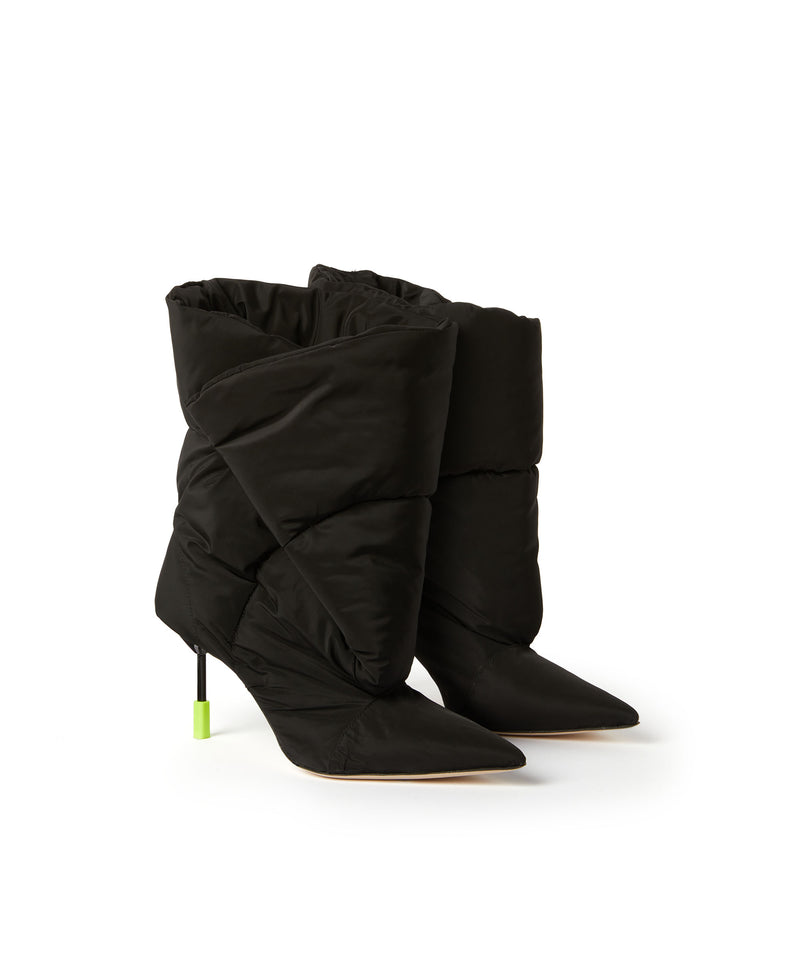 MSGM nylon ankle boots BLACK Women 