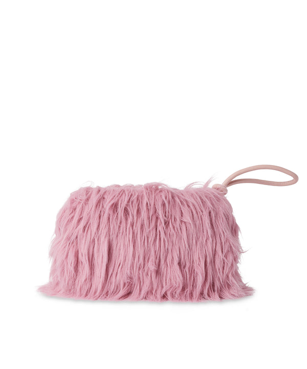 MSGM  faux fur baguette bag