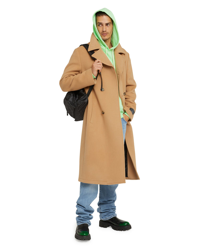 Organic cotton hooded sweatshirt from the MSGM Fantastic Green Capsule LIGHT GREEN Unisex 