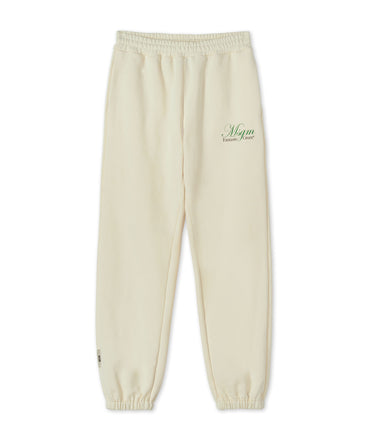 Organic cotton jogging trousers certified by the MSGM Fantastic Green Capsule