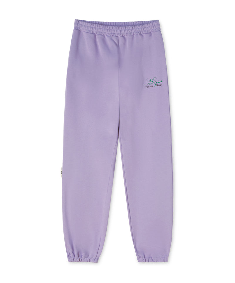 Organic cotton jogging trousers certified by the MSGM Fantastic Green Capsule LILLAC Unisex 