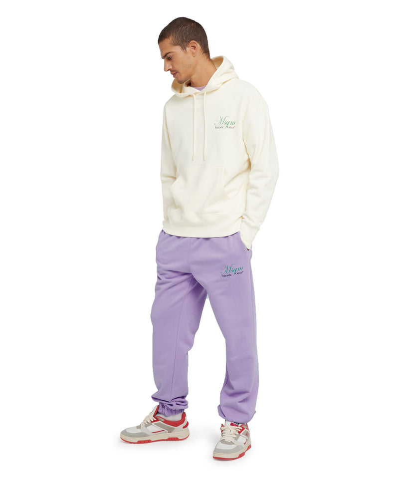 Organic cotton jogging trousers certified by the MSGM Fantastic Green Capsule LILLAC Unisex 
