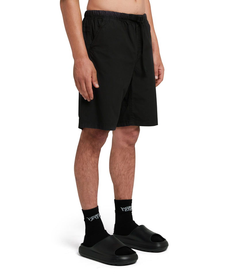 Poplin shorts BLACK Men 