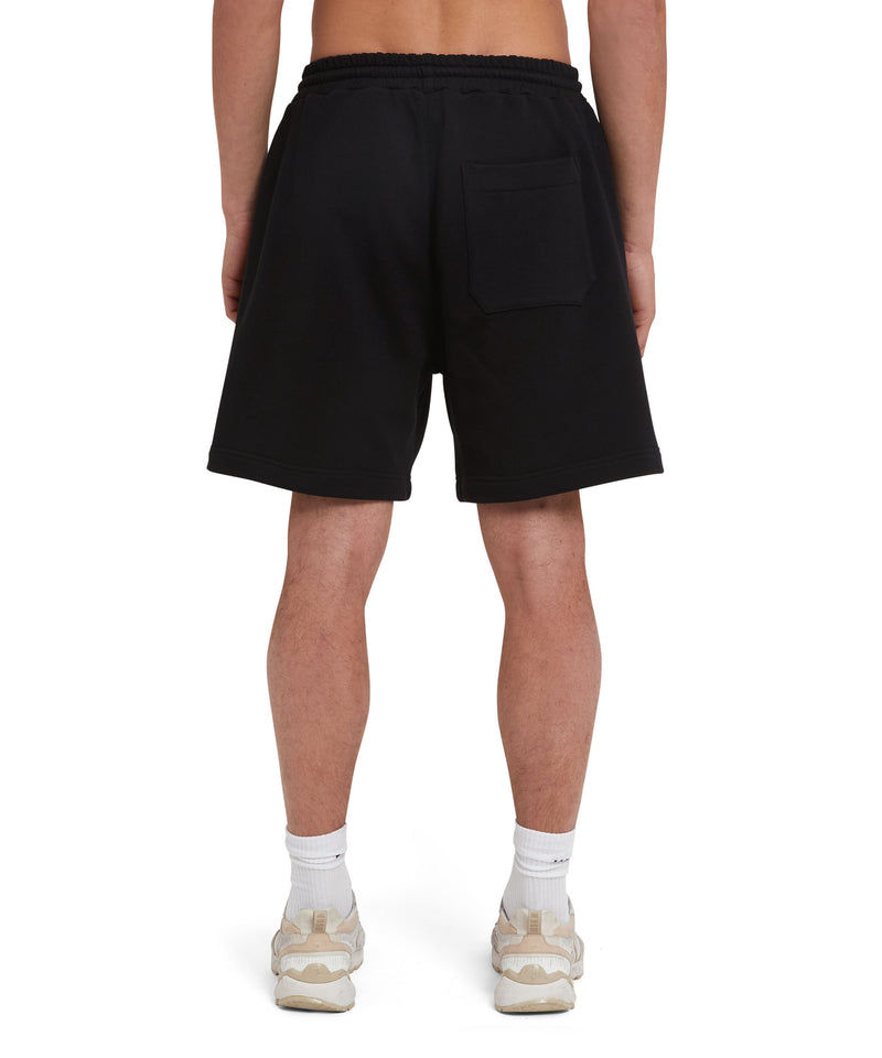 Mini logo sweat shorts BLACK Men 