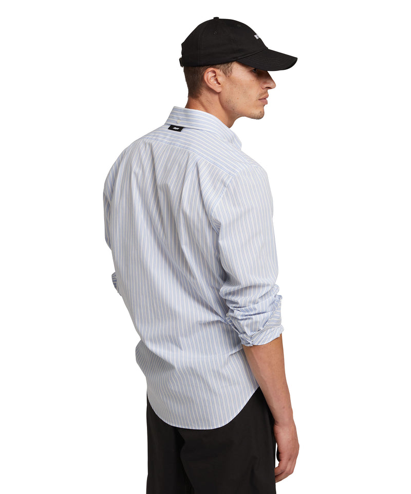 Gabardine cotton baseball cap with embroidered label BLACK Men 