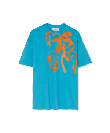 T-Shirt with "Spray logo" graphic